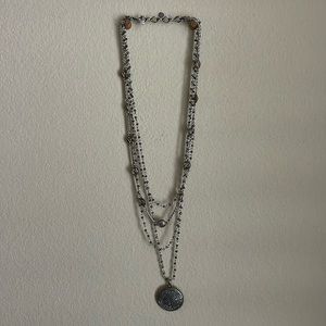 Lucky Brand Long Layer Two-Toned Necklace